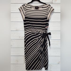 Just...Taylor faux wrap tie size 10 dress